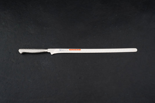 Brieto Pro Flexible Salmon Slicer with Dimples 320mm M116