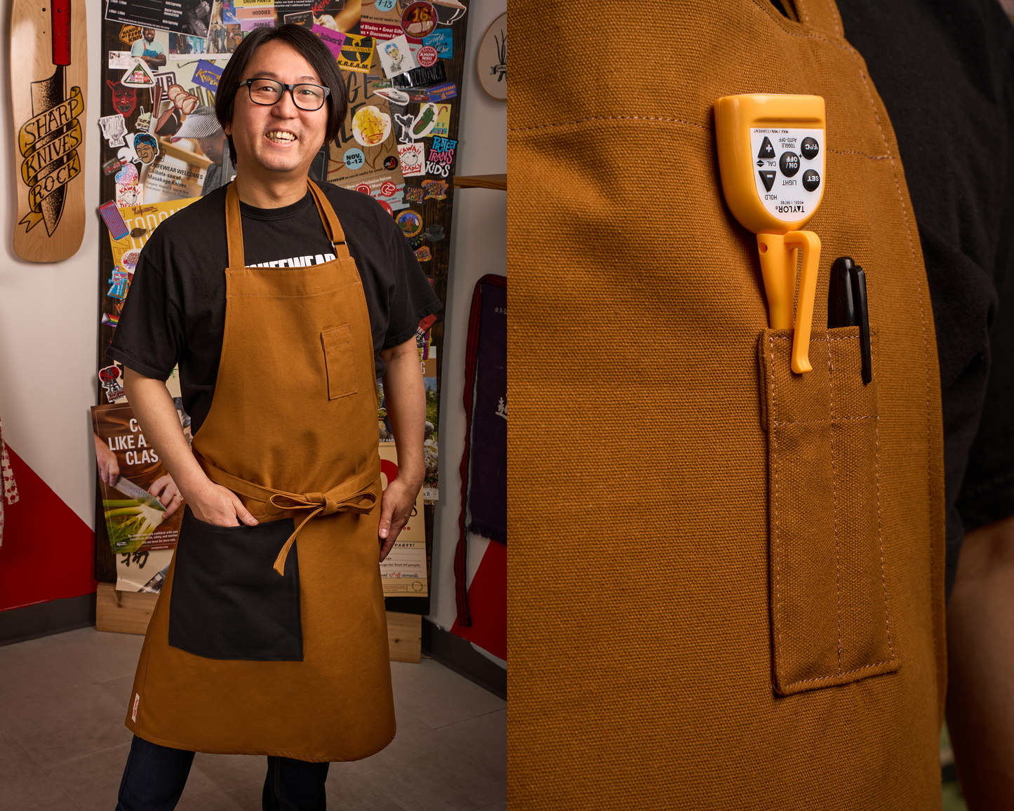 Tablier Knifewear comme neuf - Toile de coton « Duck »