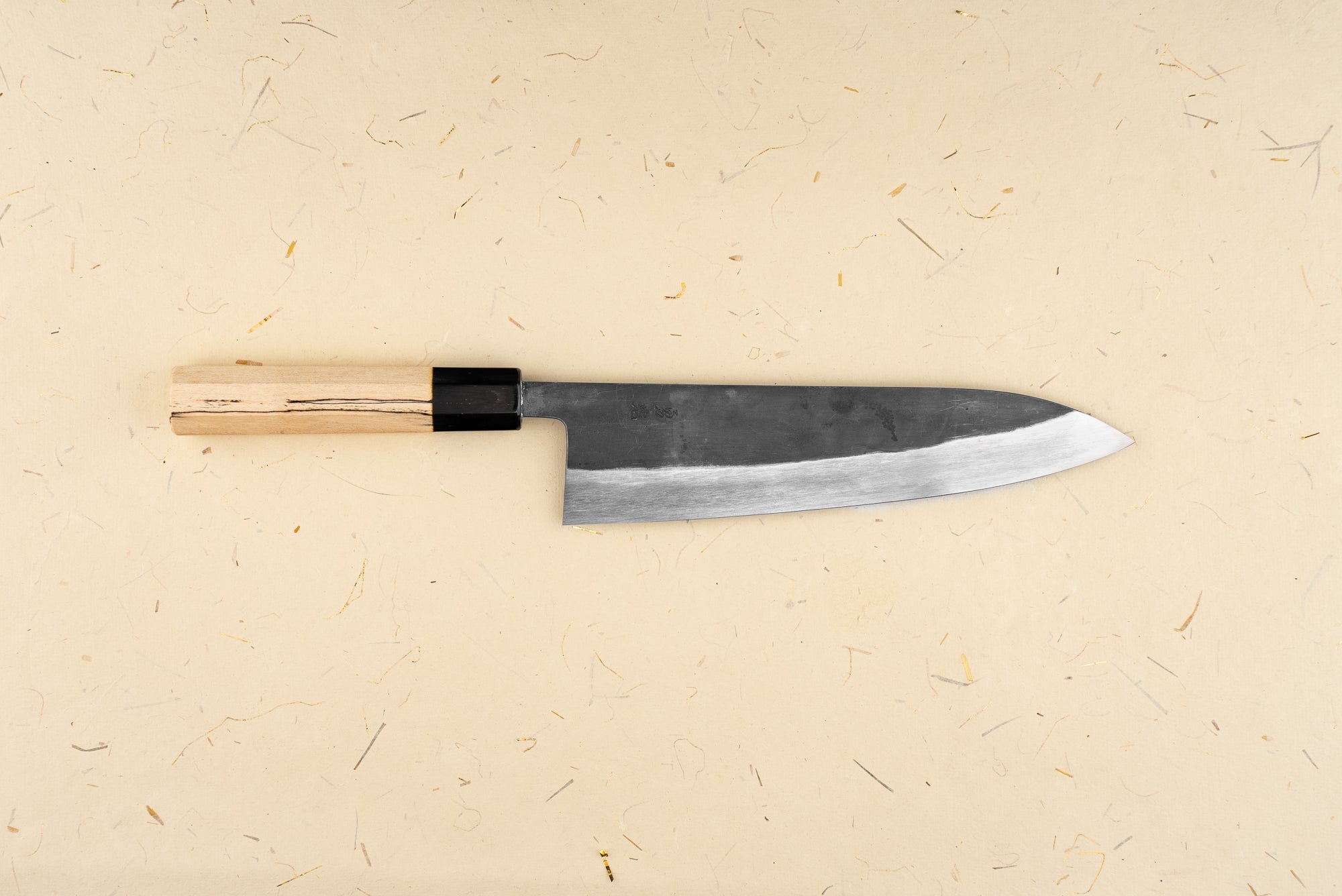 Isamitsu Hamono Shiroichi Kurouchi Gyuto 210mm