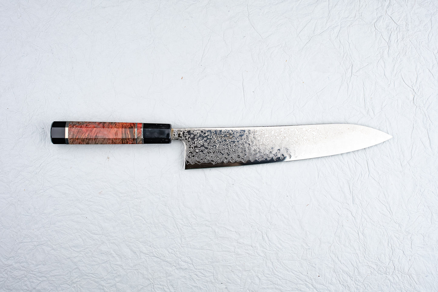 Custom Handle Tsunehisa Nijuichi 廿壱 SLD Damascus Gyuto 240mm