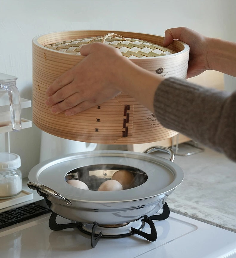 Shimoyama Bamboo Steamer Basket Adaptor Ring