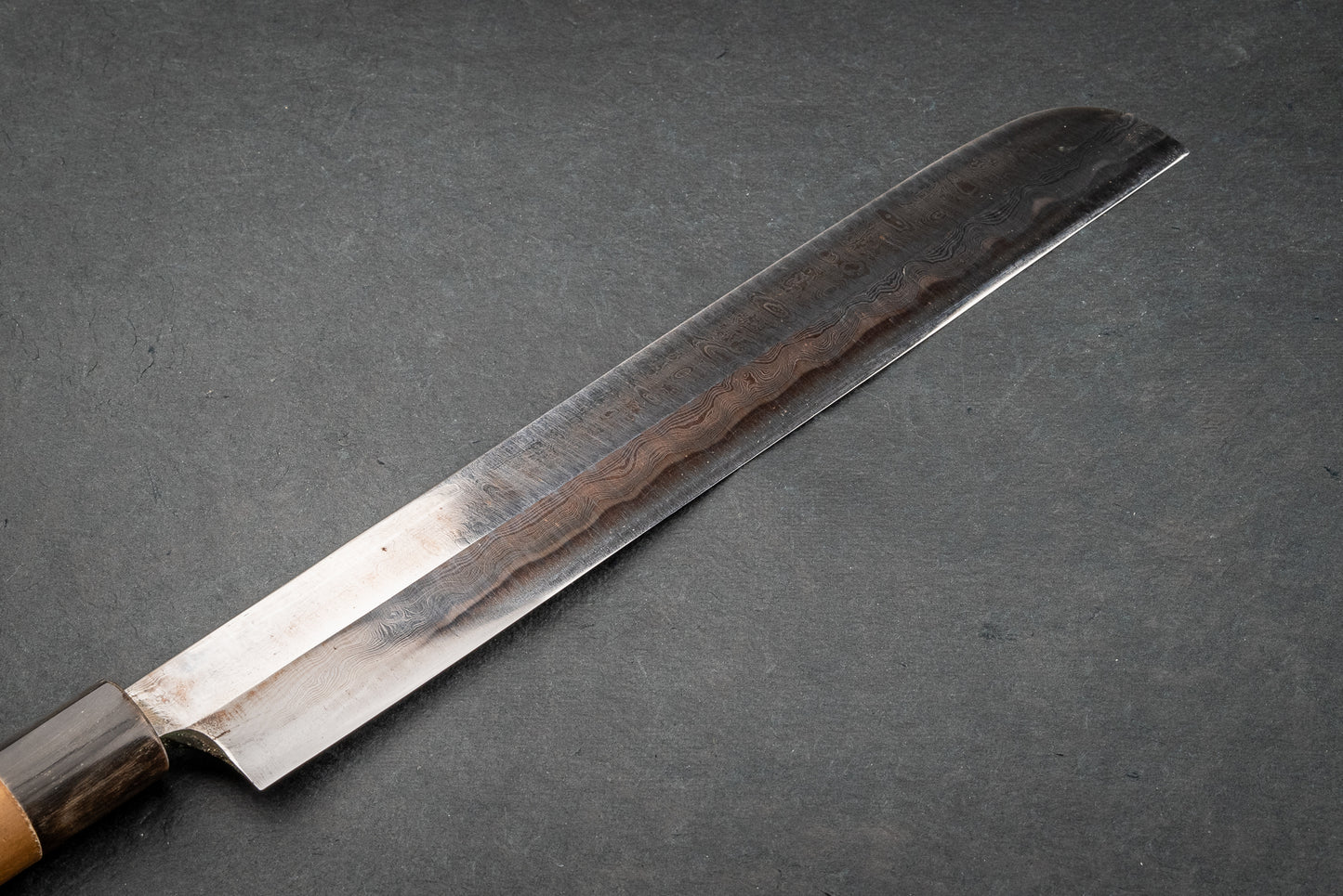 Ken Kageura Aogami Damascus Single Bevel Kataba Bocho 325mm