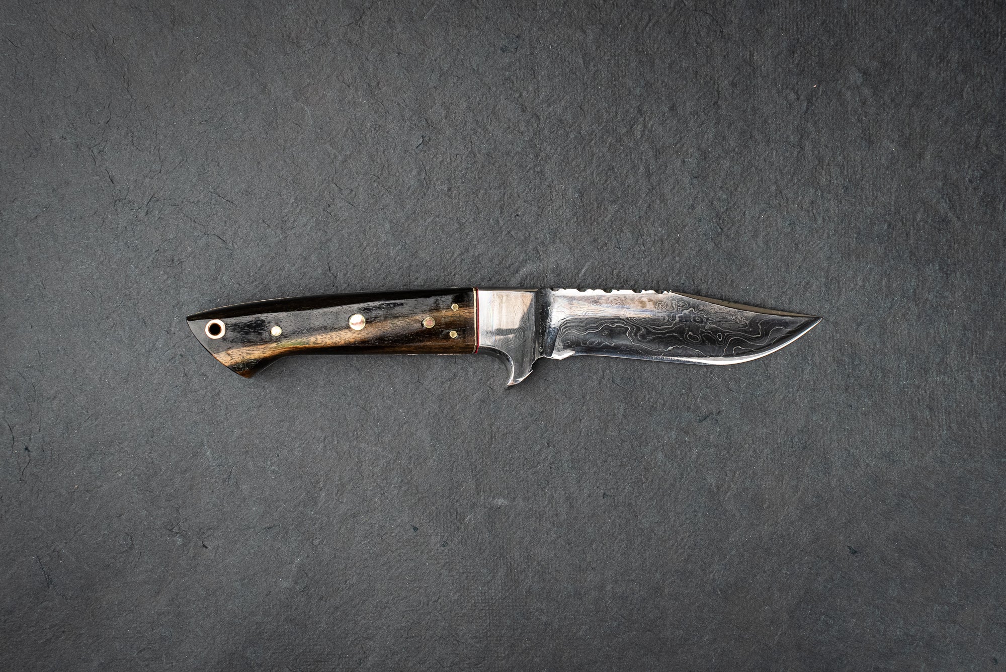 Ken Kageura Drop Point Outdoor Knife 70mm