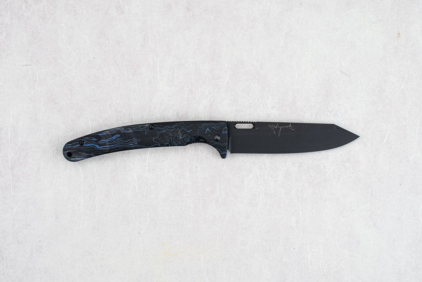 Yu Kurosaki SG2 Black Leopard Folding Knife 110mm