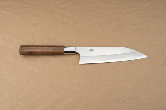 Kurotori Tanzo Ginsan Funayuki Santoku 180mm from Kurotori