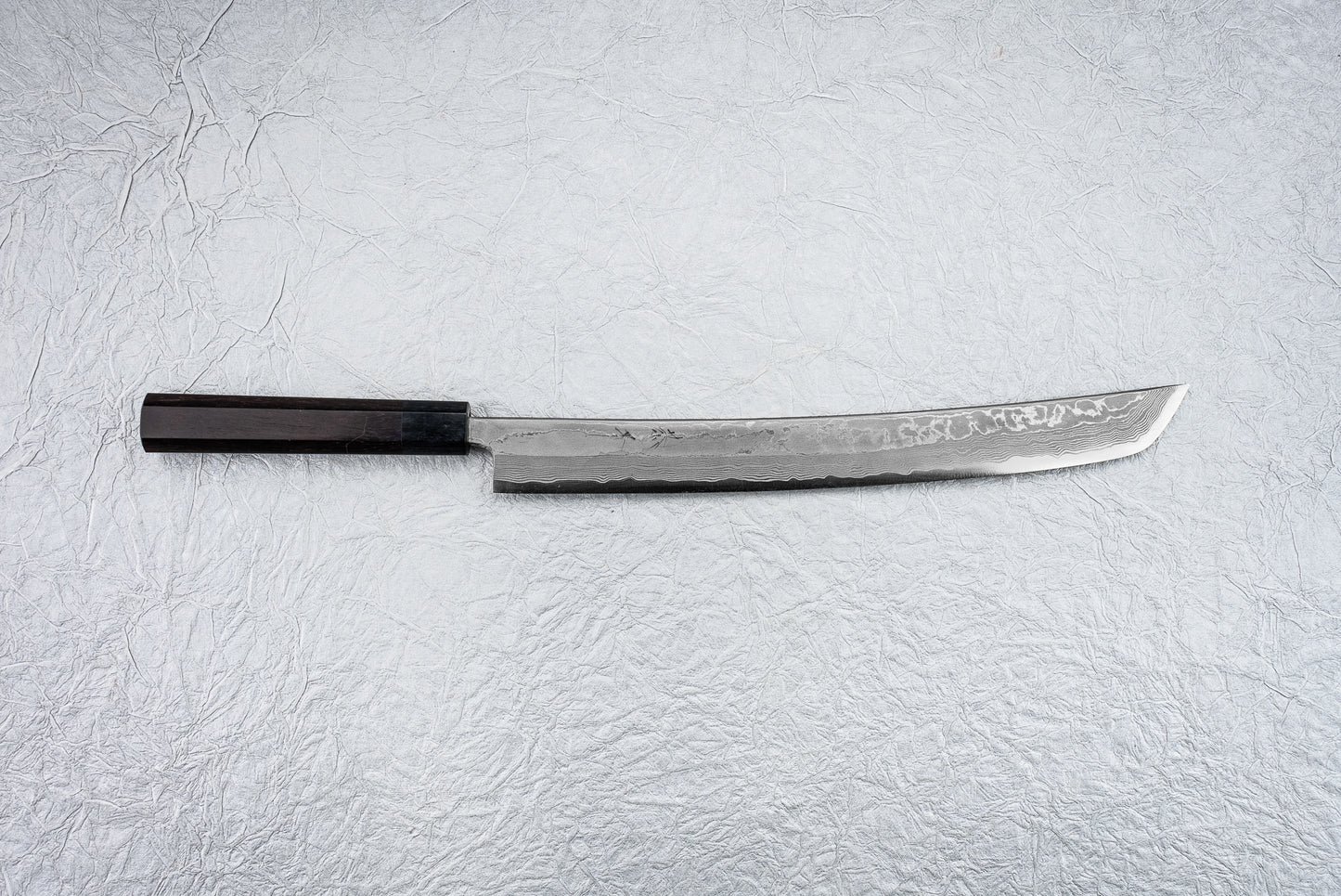 Kyohei Shindo Aogami Damascus Sakimaru Sujihiki 300mm