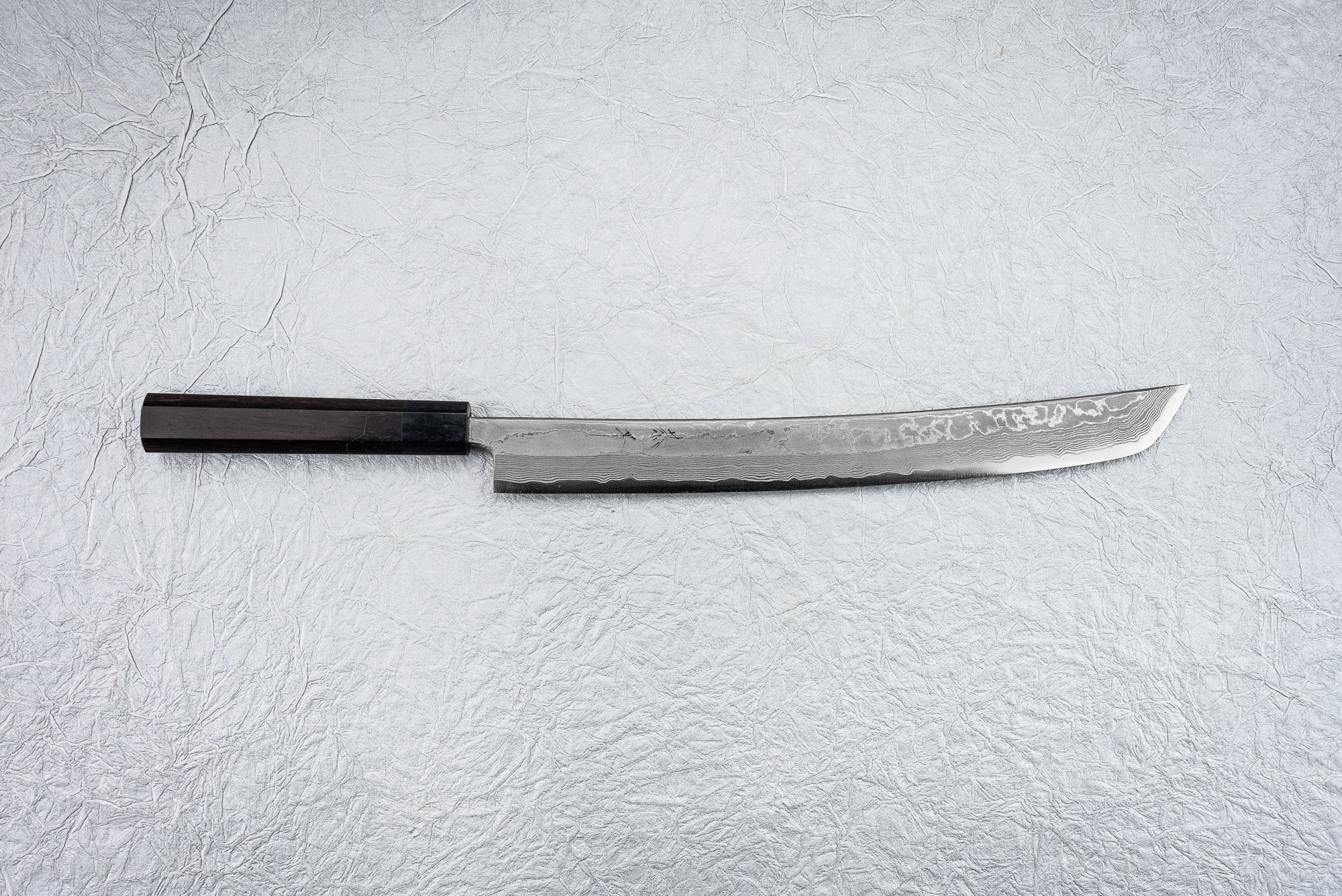 Kyohei Shindo Aogami Damascus Sakimaru Sujihiki 300mm from Kyohei Shindo