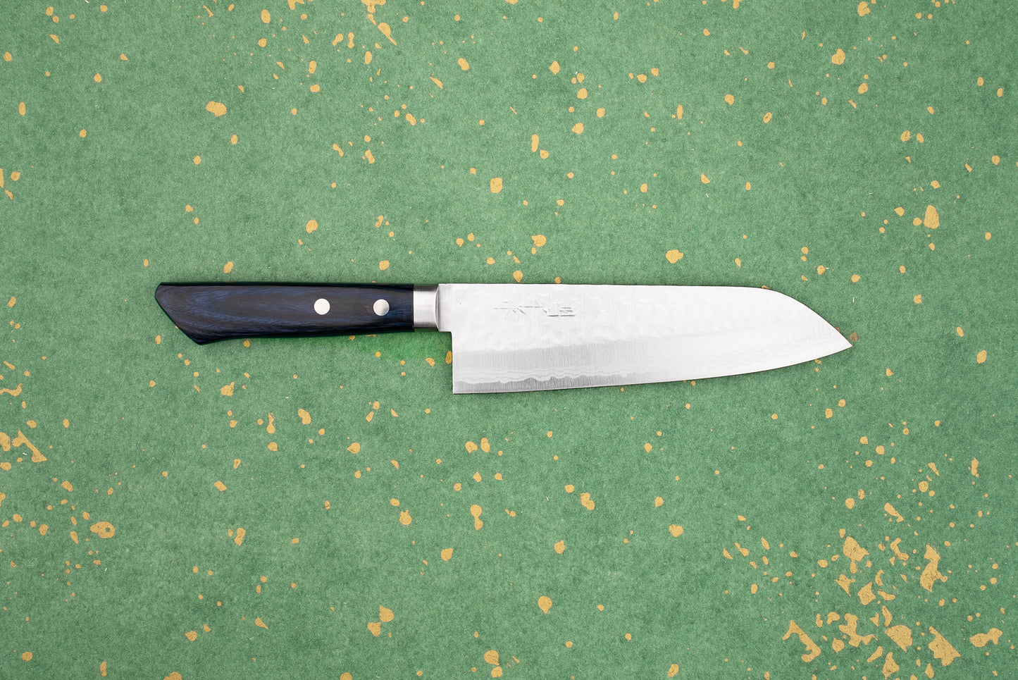 Masutani Kokuryu VG10 Tsuchime Damascus Santoku 165mm