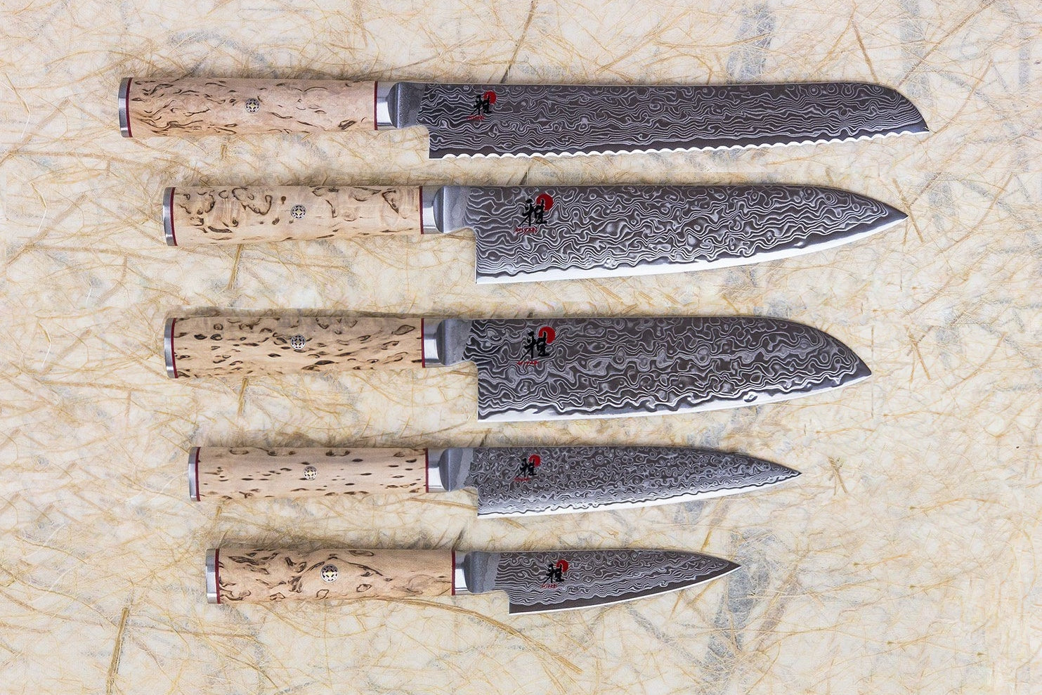 Miyabi SG2 Birchwood 5 Piece Knife Set – Knifewear - Handcrafted