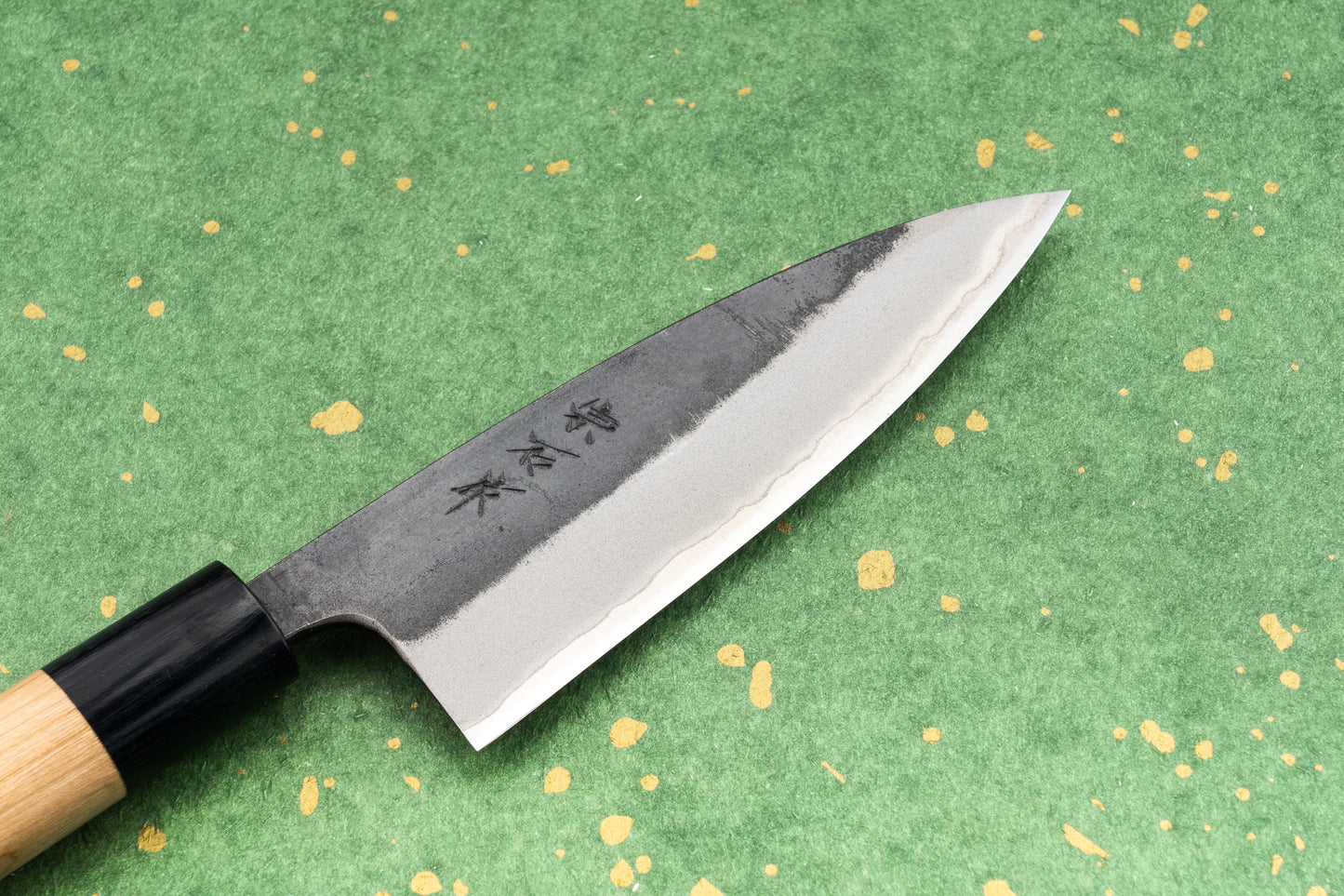 Muneishi Aogami Stainless Kurouchi Gyuto 120mm