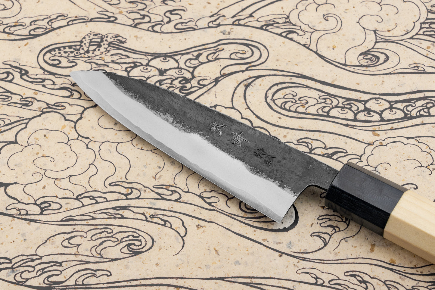 Takeo Murata Aoichi Kurouchi Wa Sabaki Petty 120mm