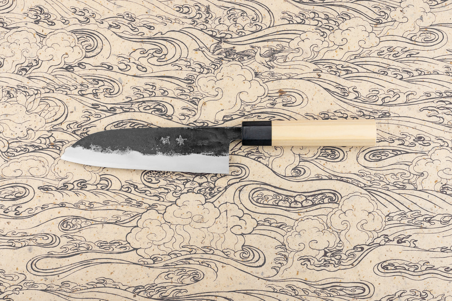 Takeo Murata Aoichi Kurouchi Wa Santoku 165mm