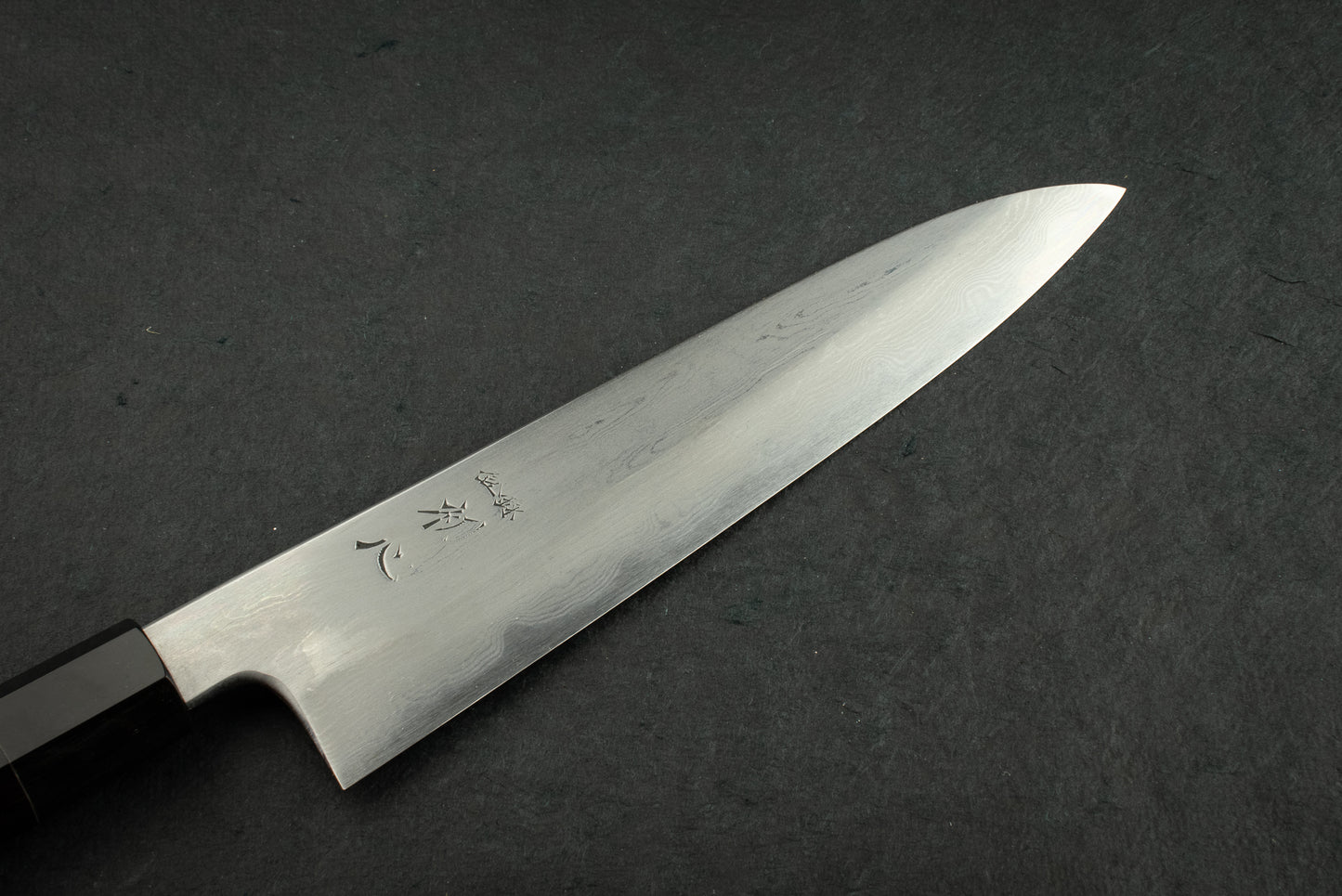 Satoshi Nakagawa Hatsukokoro Aoichi Damascus Shinogi Gyuto 210mm