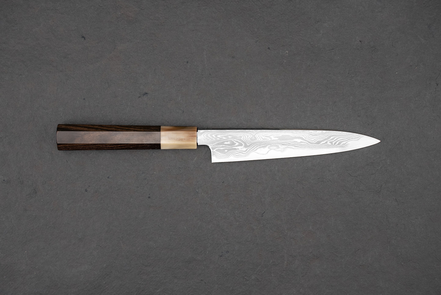 Satoshi Nakagawa x Naohito Myojin Aoichi Damascus Petty 150mm