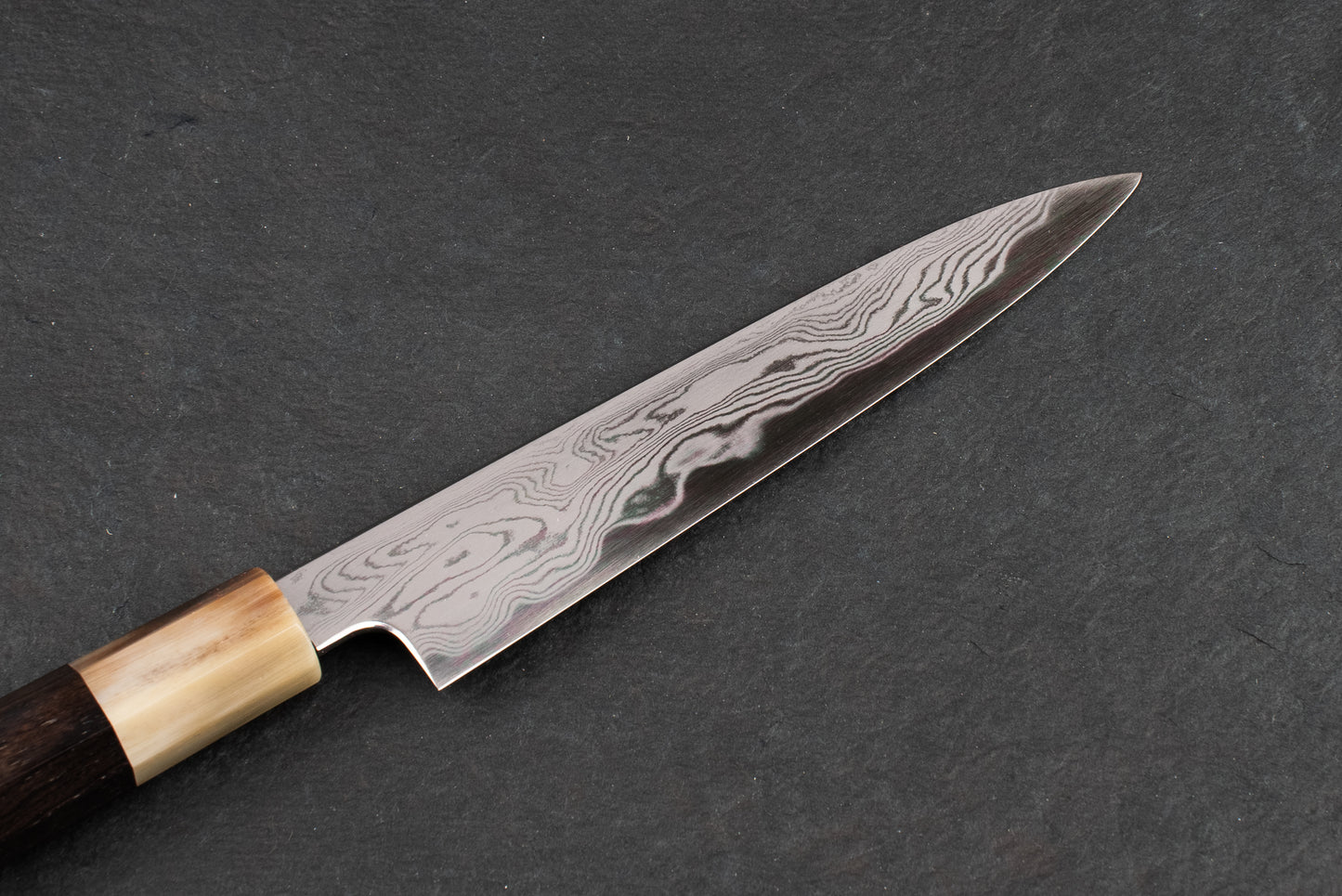 Satoshi Nakagawa x Naohito Myojin Aoichi Damascus Petty 150mm