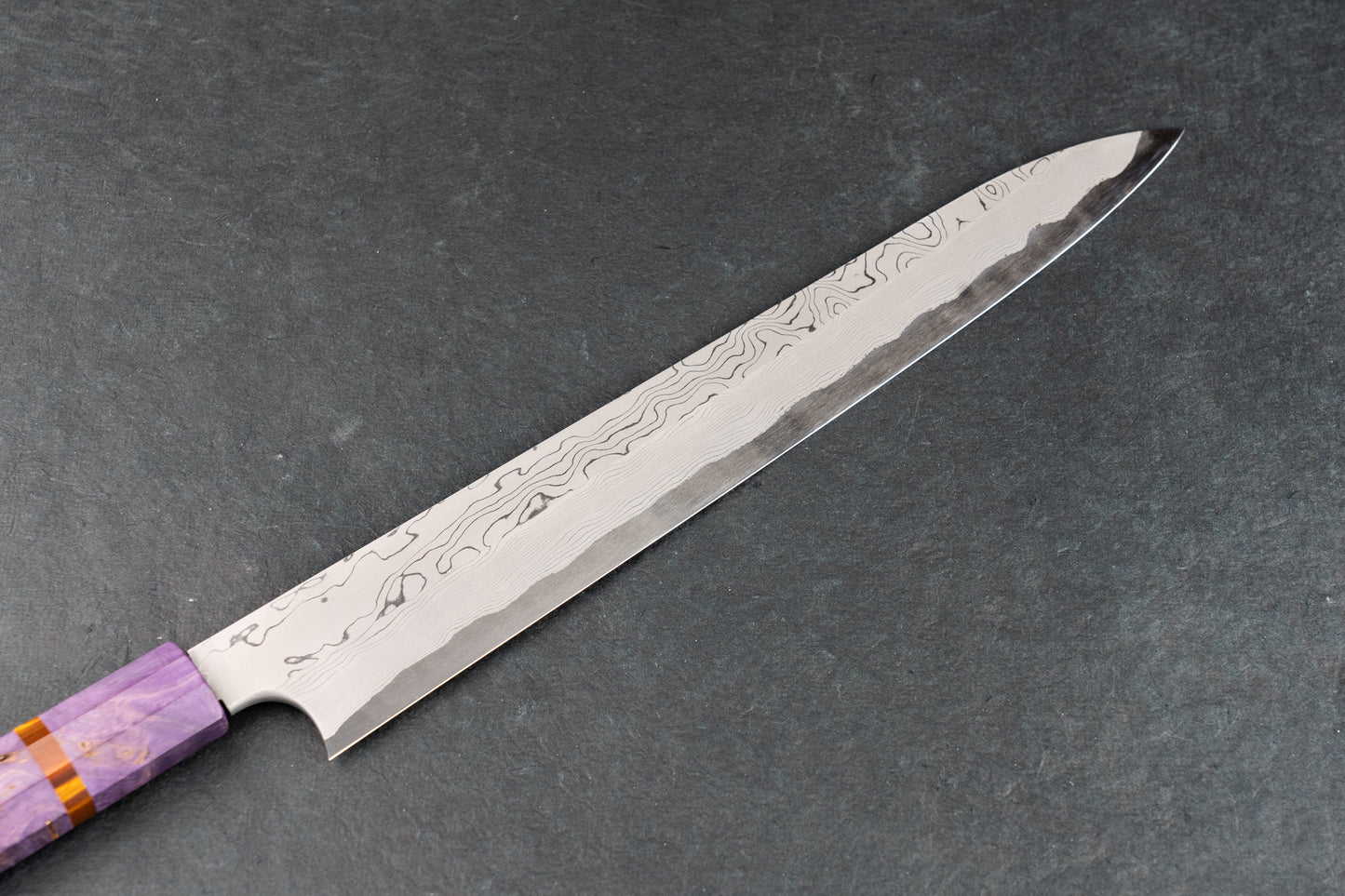 Nigara Aogami Damascus Yanagiba 300mm