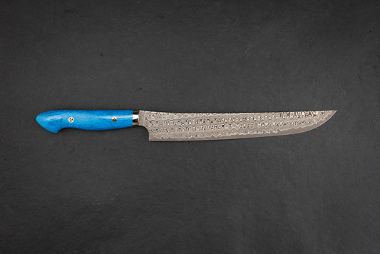 Nigara SG2 Damascus Western Sakimaru Sujihiki 270mm