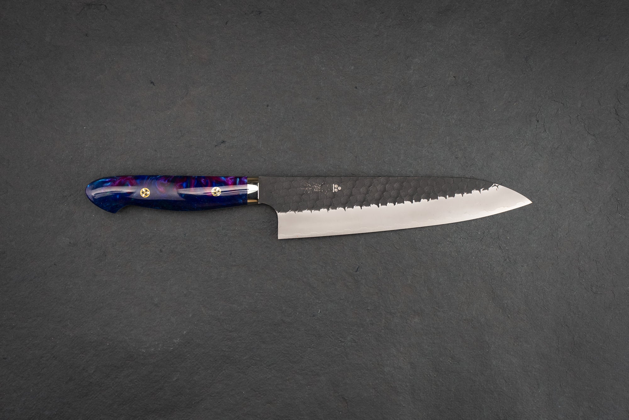 Nigara SG2 Kurouchi Tsuchime Western Gyuto 210mm from Nigara Hamono