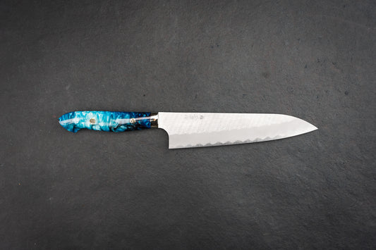 Nigara SG2 Migaki Tsuchime Western Gyuto 210mm