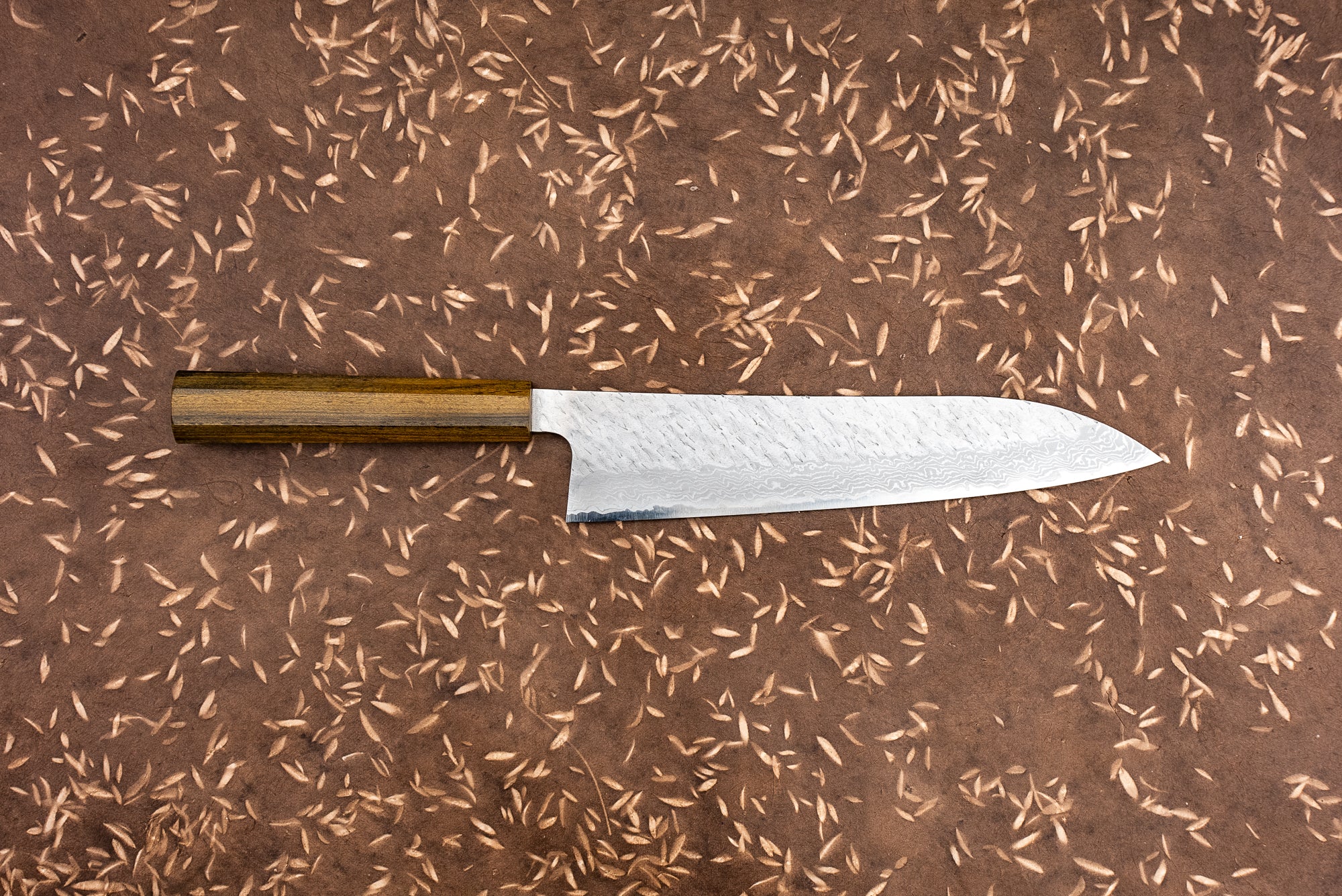 Nigara VG10 Tsuchime Damascus Gyuto 240mm from Nigara Hamono