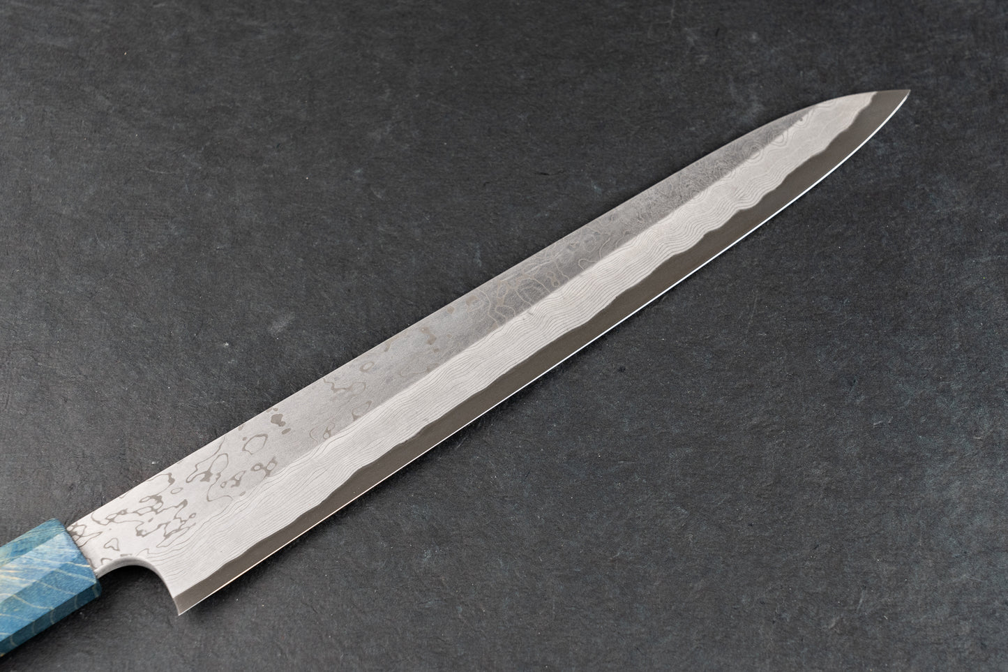 Nigara Aogami Kurozome Damascus Yanagiba 300mm