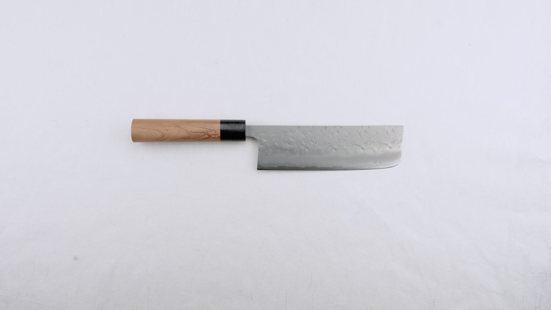 Haruyuki Kokuto Nakiri 165mm - Knifewear - Handcrafted Japanese Kitchen ...