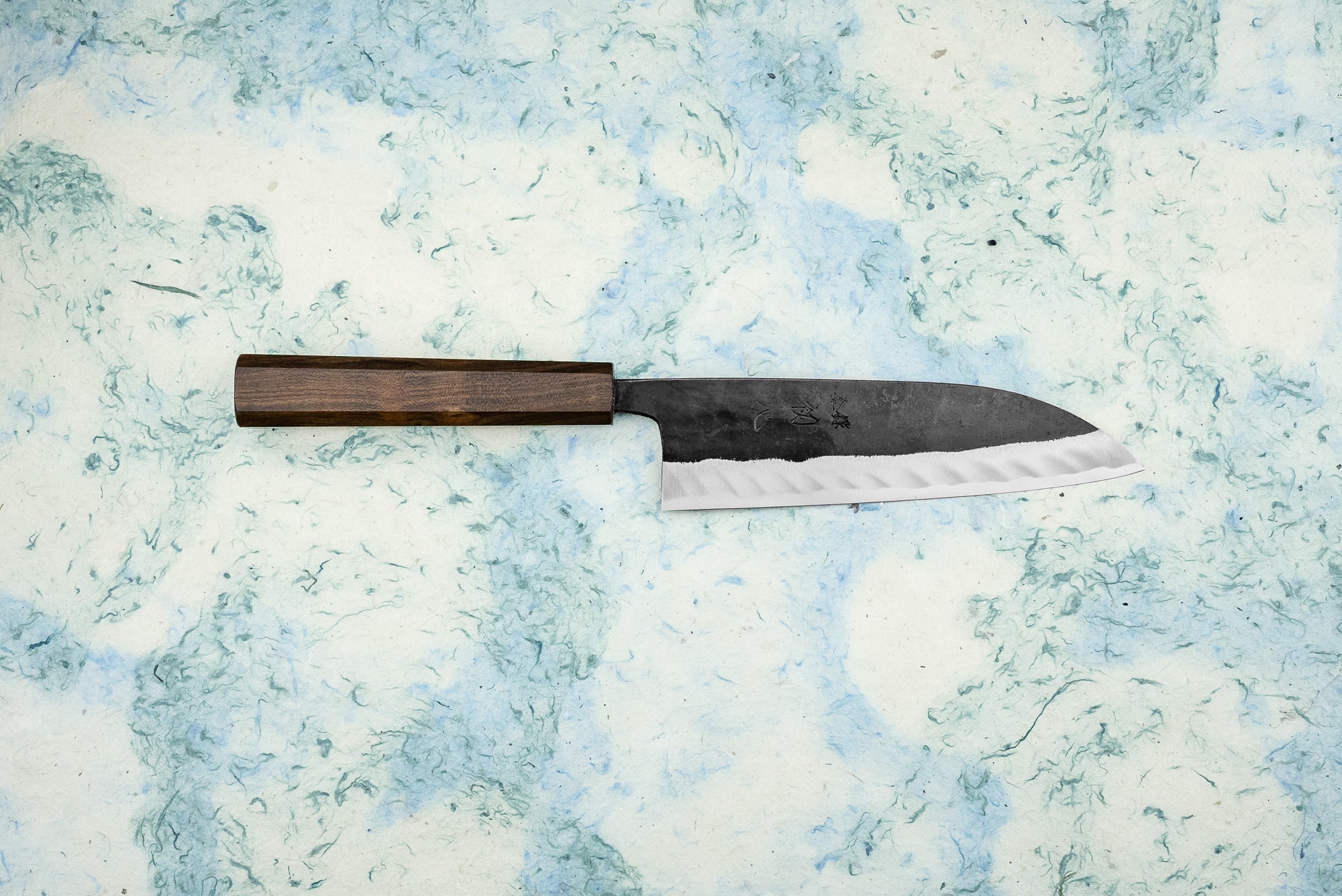 Hatsukokoro Kuronami Aogami Kurouchi Santoku 165mm from Hatsukokoro