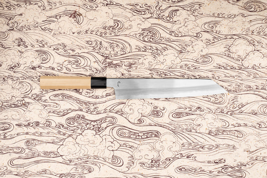 Sakai Kikumori Kikuzuki Kasumi Kiritsuke Gyuto 240mm