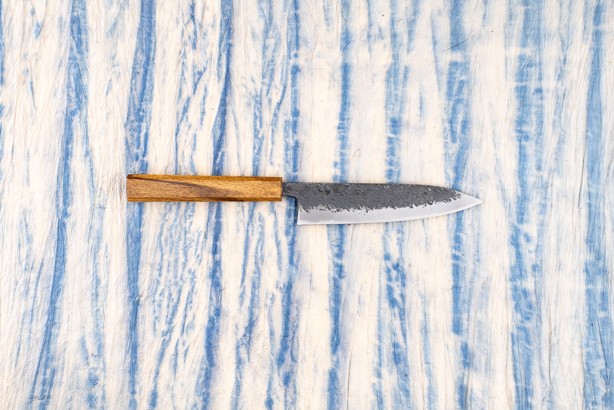 Sakai Kikumori Minomo Kajiya Aogami Kurouchi Tsuchime Petty 150mm from Sakai Kikumori