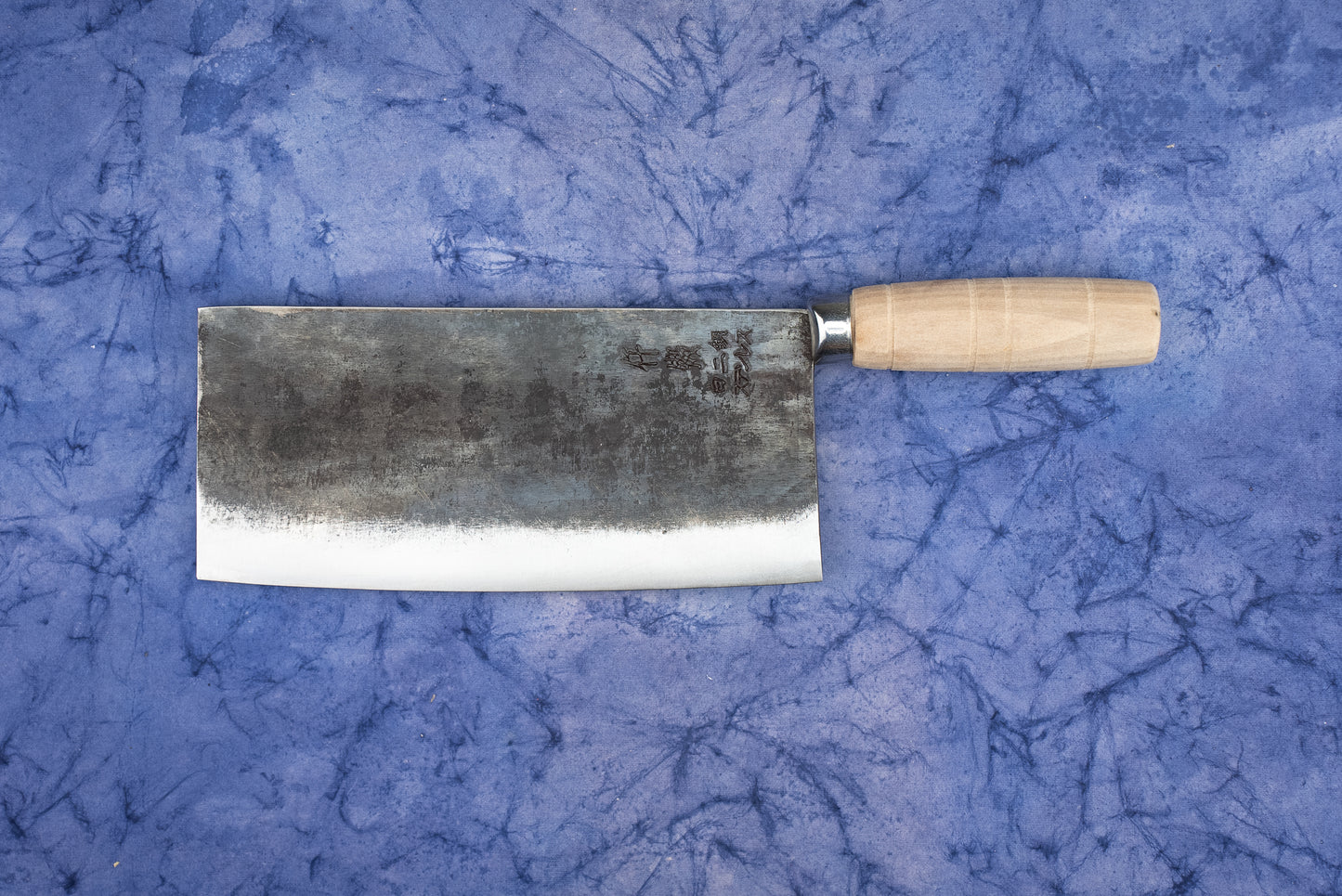 Sentan Shirogami Stainless Kurouchi Chinese Cleaver 200mm