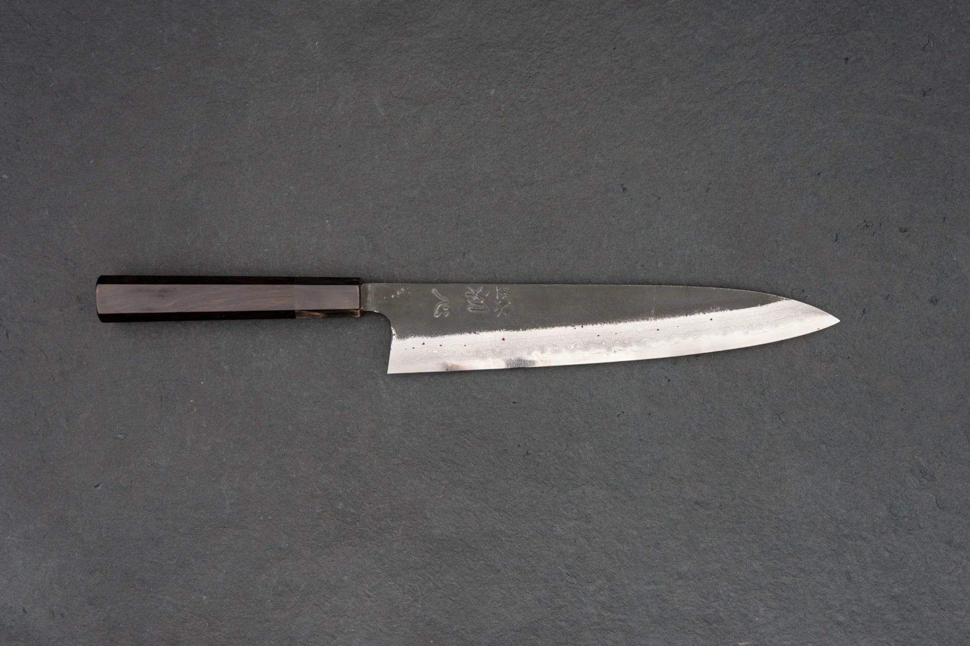 Hatsukokoro Shinkiro AS Kurouchi Damascus Gyuto 240mm from Hatsukokoro