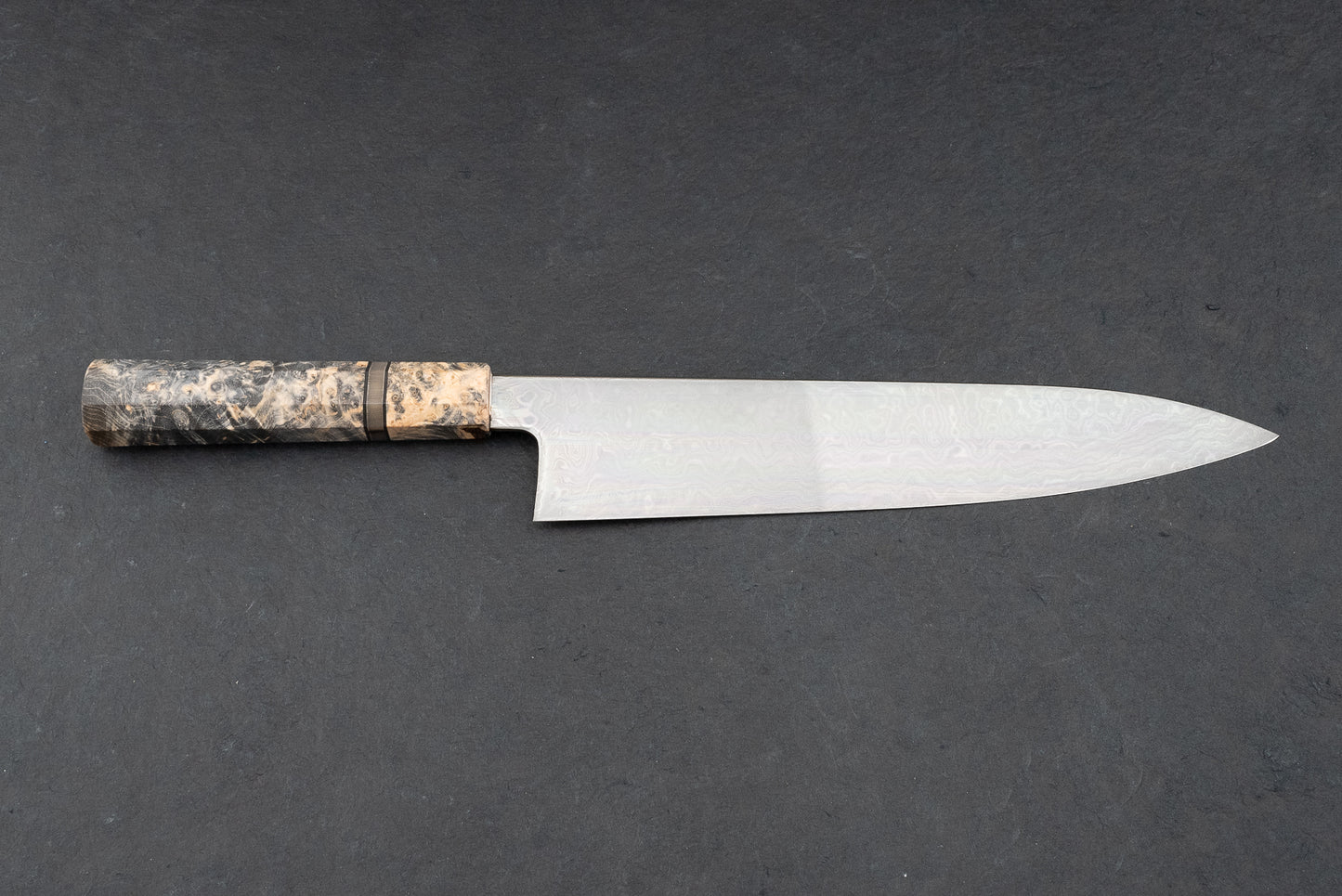 Shoichi Hashimoto x Naohito Myojin Shinryoku Coreless Damascus Gyuto 240mm