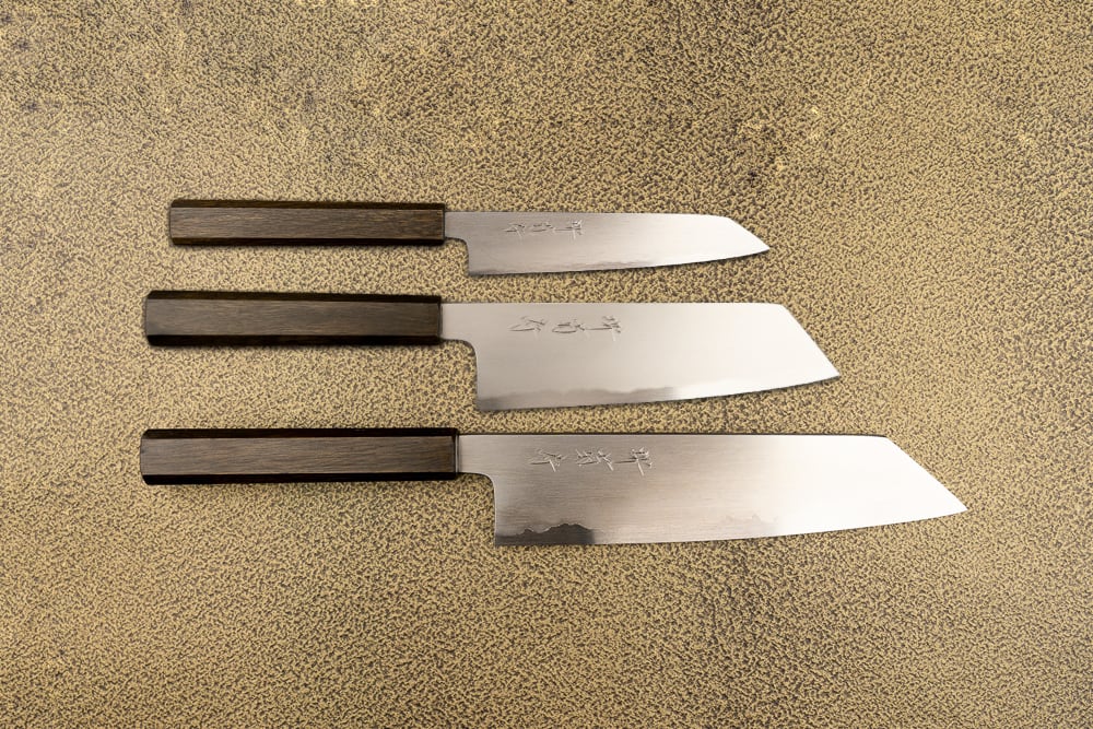 Sakai Kikumori Asagiri Knife Set