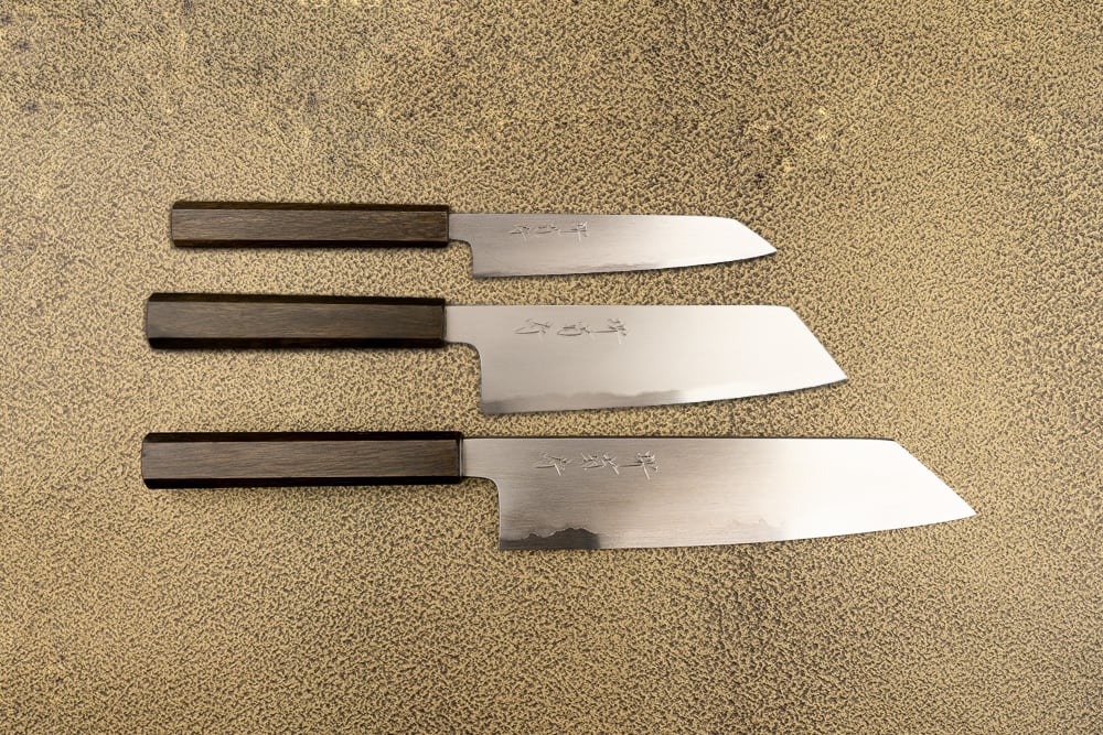 Sakai Kikumori Asagiri Knife Set from Sakai Kikumori