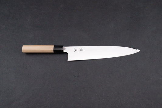 Sukenari Shirogami Mizu Honyaki Gyuto 240mm