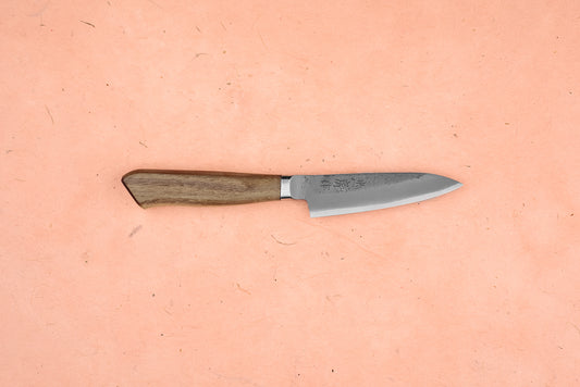 Tadafusa Nashiji Western Walnut Petty 90mm