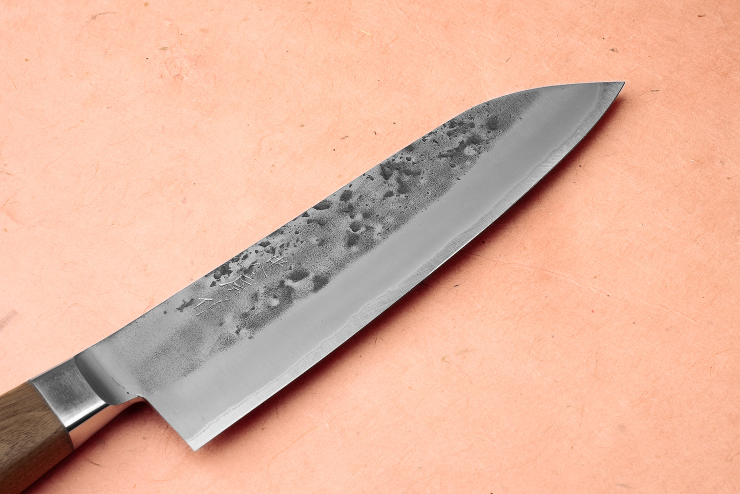 Tadafusa Nashiji Western Walnut Santoku 170mm