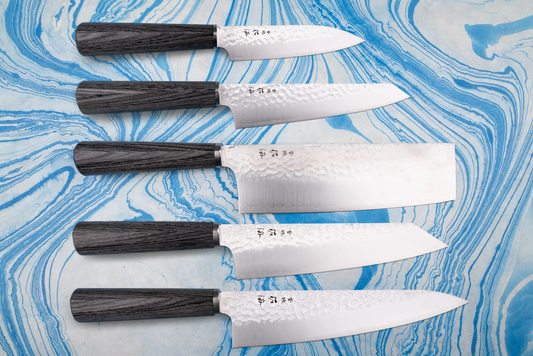 Touroku Sakai Gekka 5 Piece Knife Set