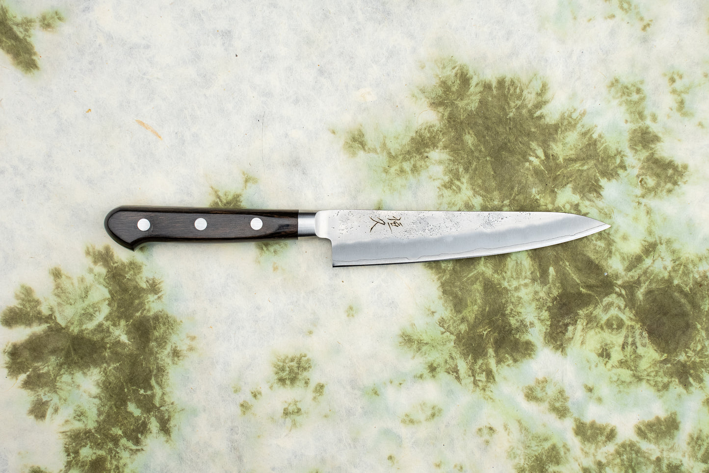 Tsunehisa Ginsan Hachi 捌 Nashiji Western Petty 135mm