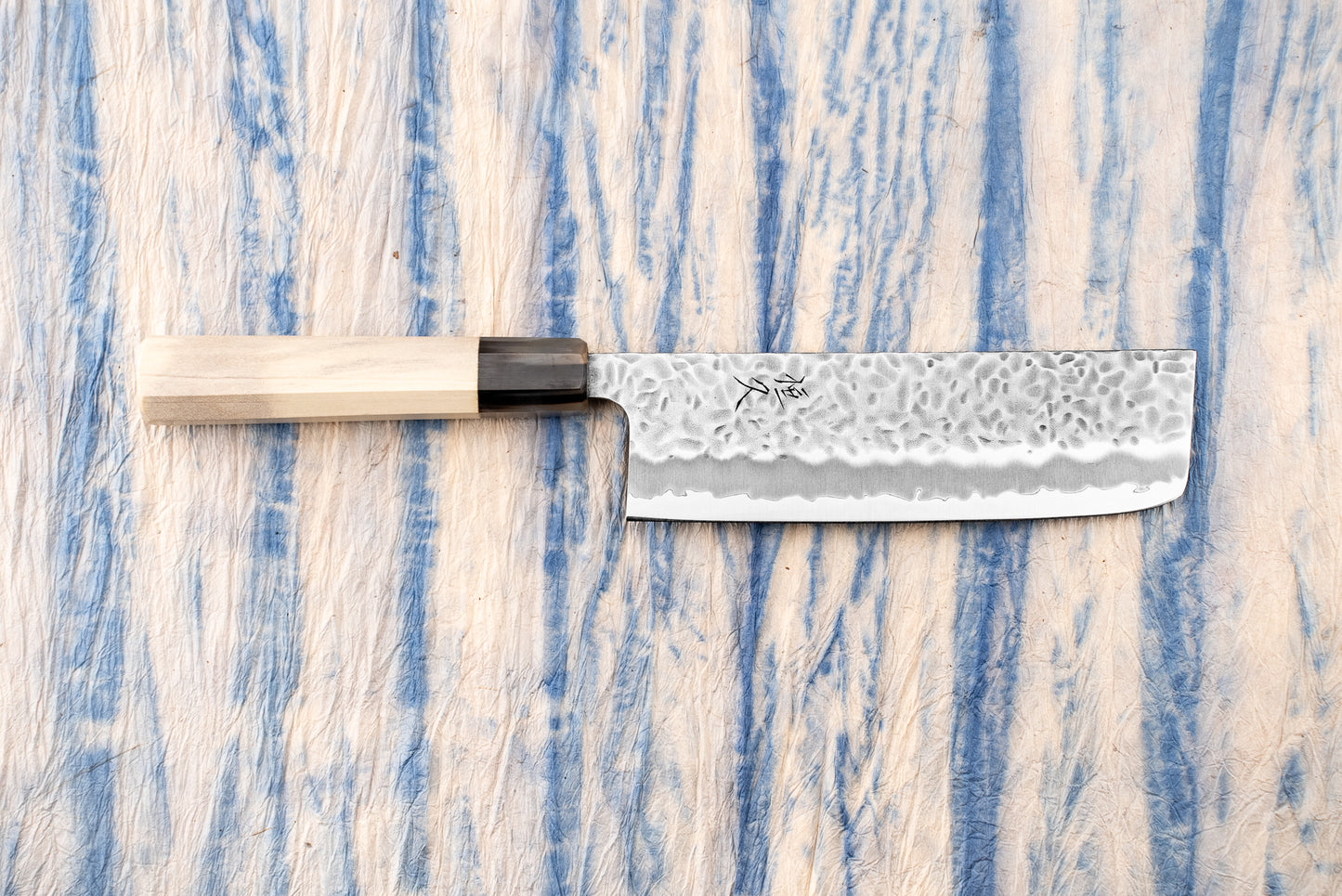 Tsunehisa Nijuhachi 廿捌 Shiroichi Stainless Tsuchime Nakiri 165mm