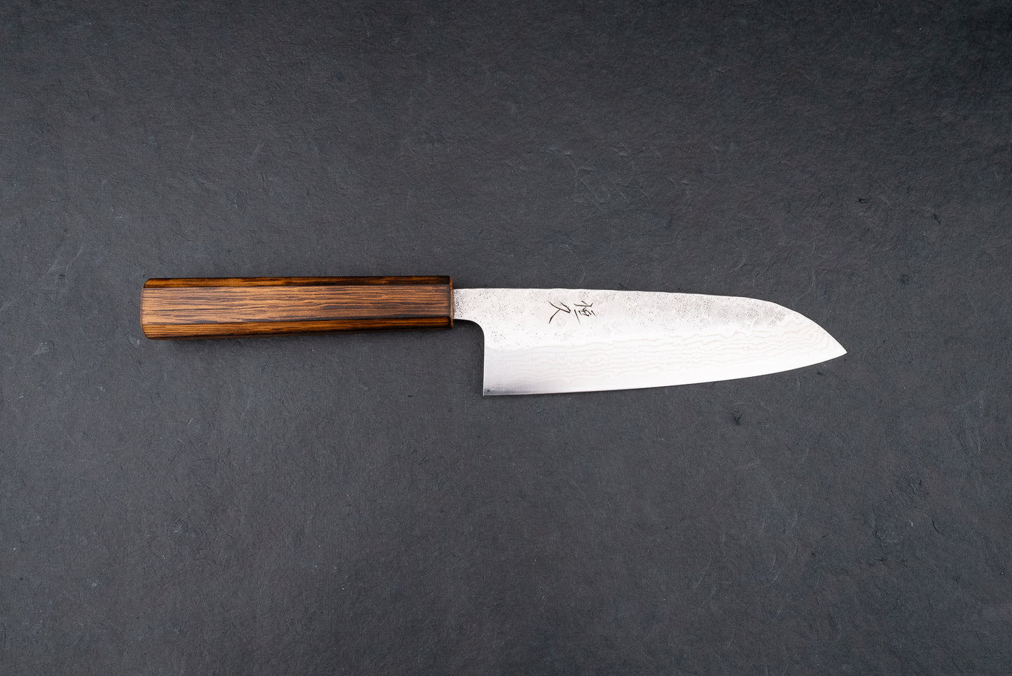 Tsunehisa 440C Sanjuichi 参拾壱 Tsuchime Damascus Santoku 165mm