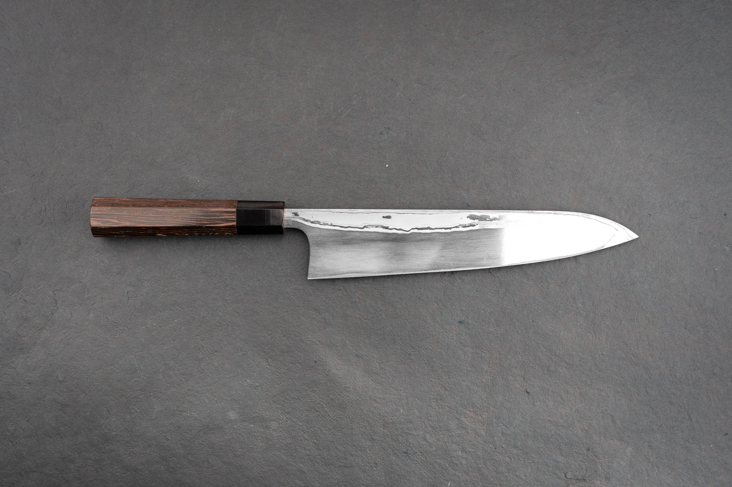 Yoshihiro Yauji Aogami Suminagashi Single Bevel Left Handed Gyuto 240mm