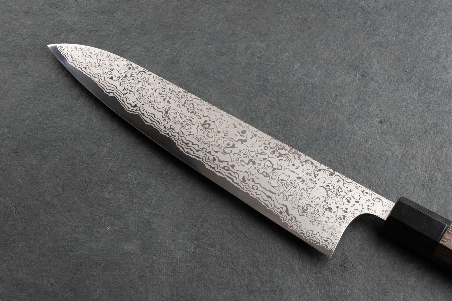 Yoshihiro Yauji Aogami Suminagashi Single Bevel Left Handed Gyuto 240mm