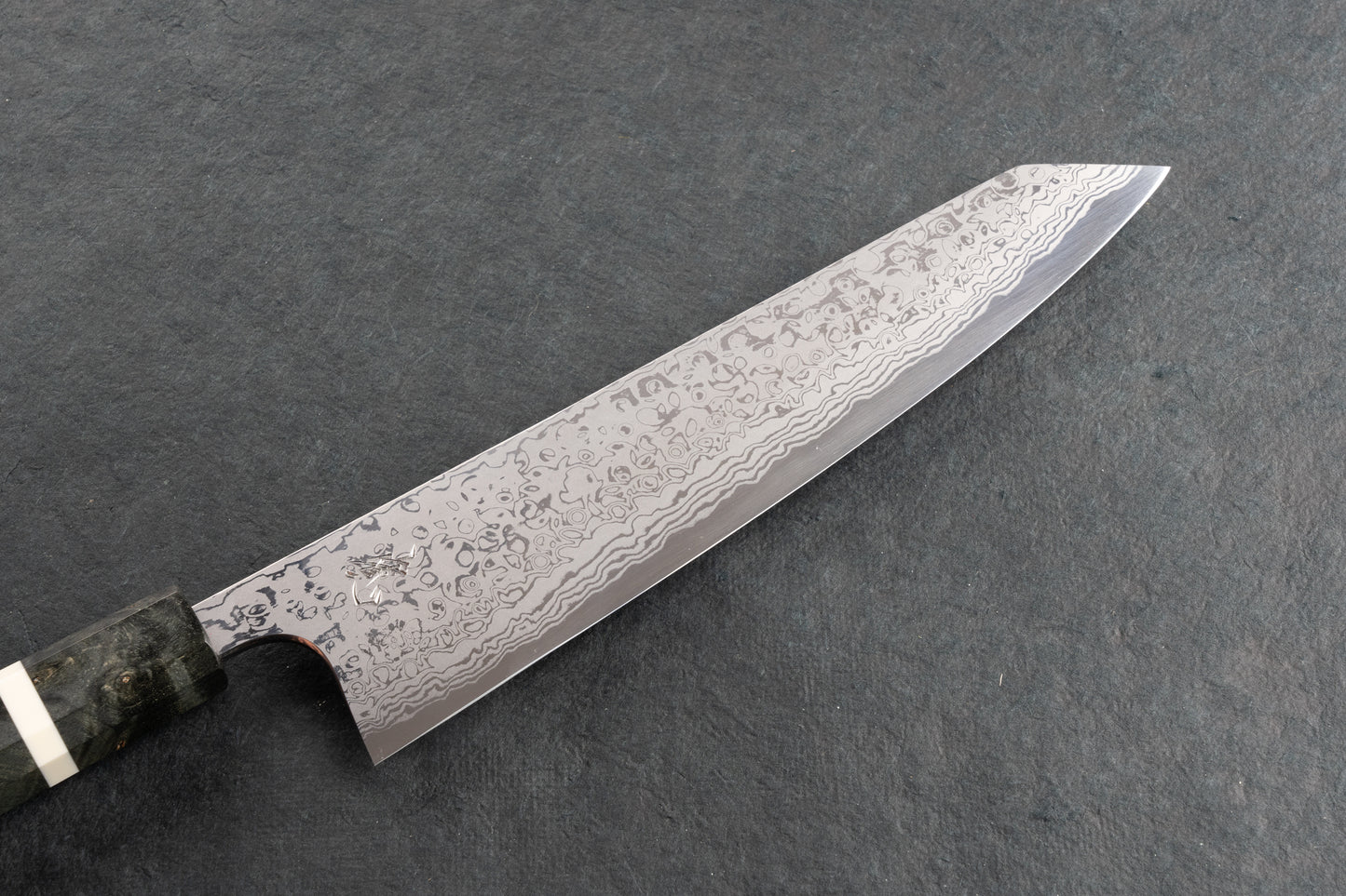 Yoshihiro Yauji Aogami Suminagashi Single Bevel Kiritsuke Gyuto 210mm