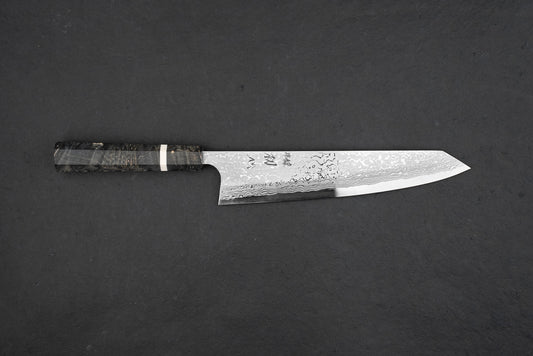 Yoshihiro Yauji Aogami Suminagashi Single Bevel Kiritsuke Gyuto 240mm