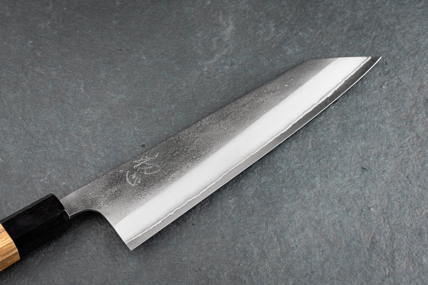 Yoshikane Shirogami Stainless Nashiji Kiritsuke Gyuto 210mm