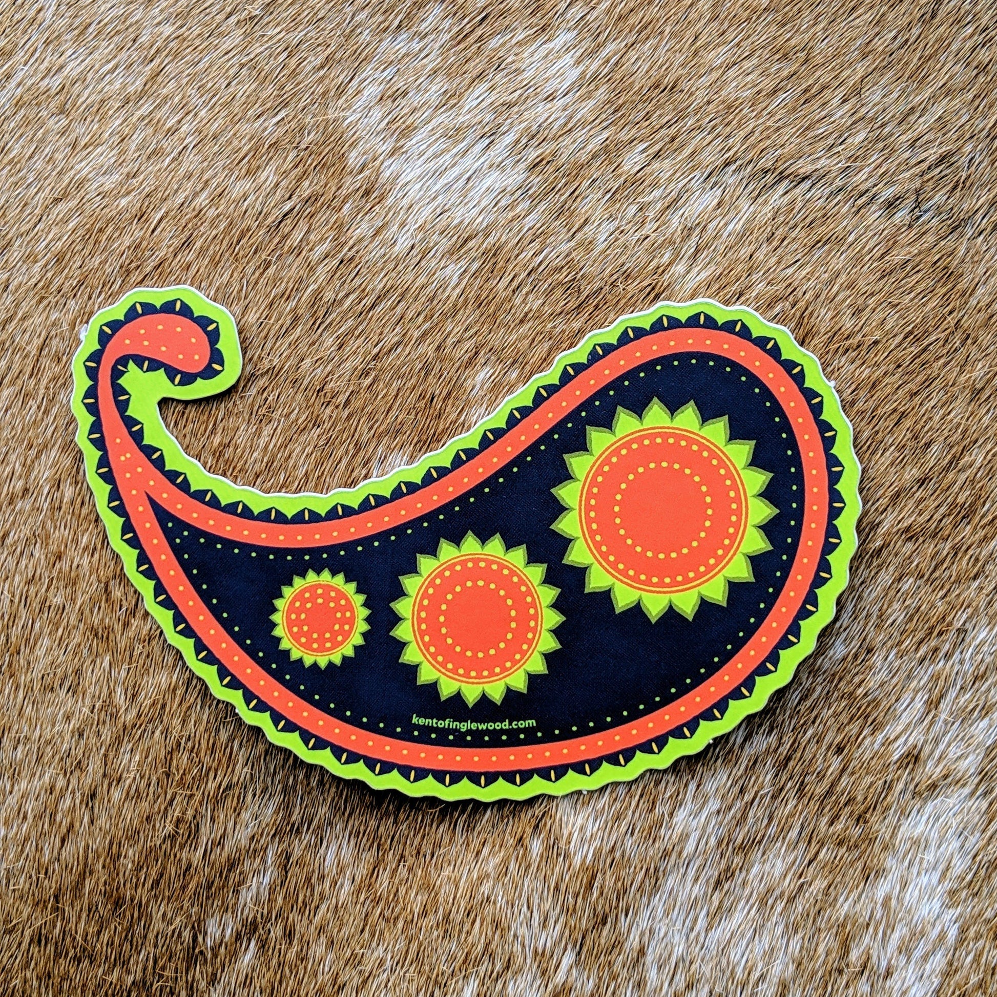 Kent of Inglewood Paisley Sticker from Knifewear