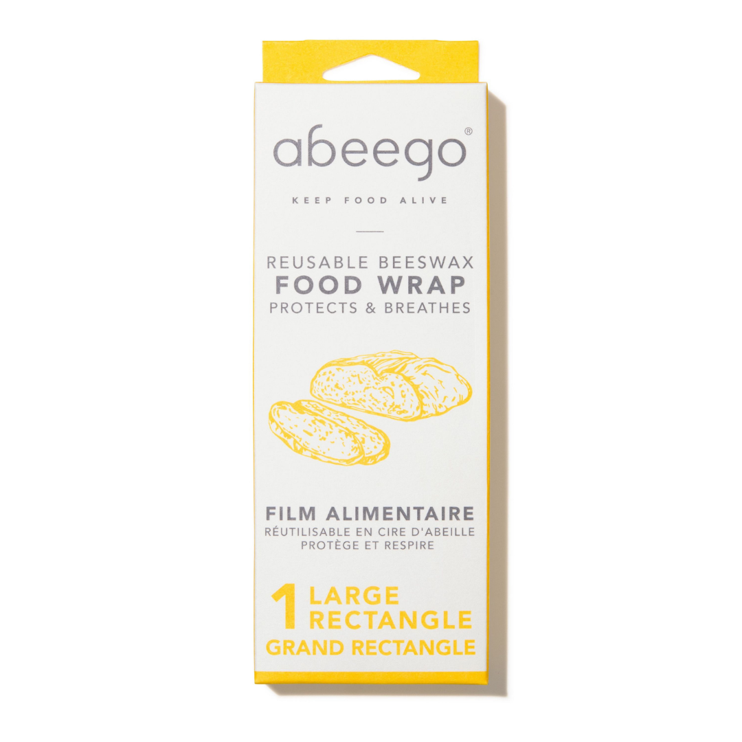 Abeego Reusable Beeswax Food Wrap - Rectangular