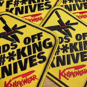 Knifewear Hands off my knives Patch