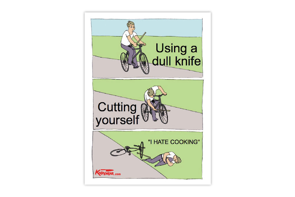 Knifewear Meme Sticker &quot;Dull Knife&quot;